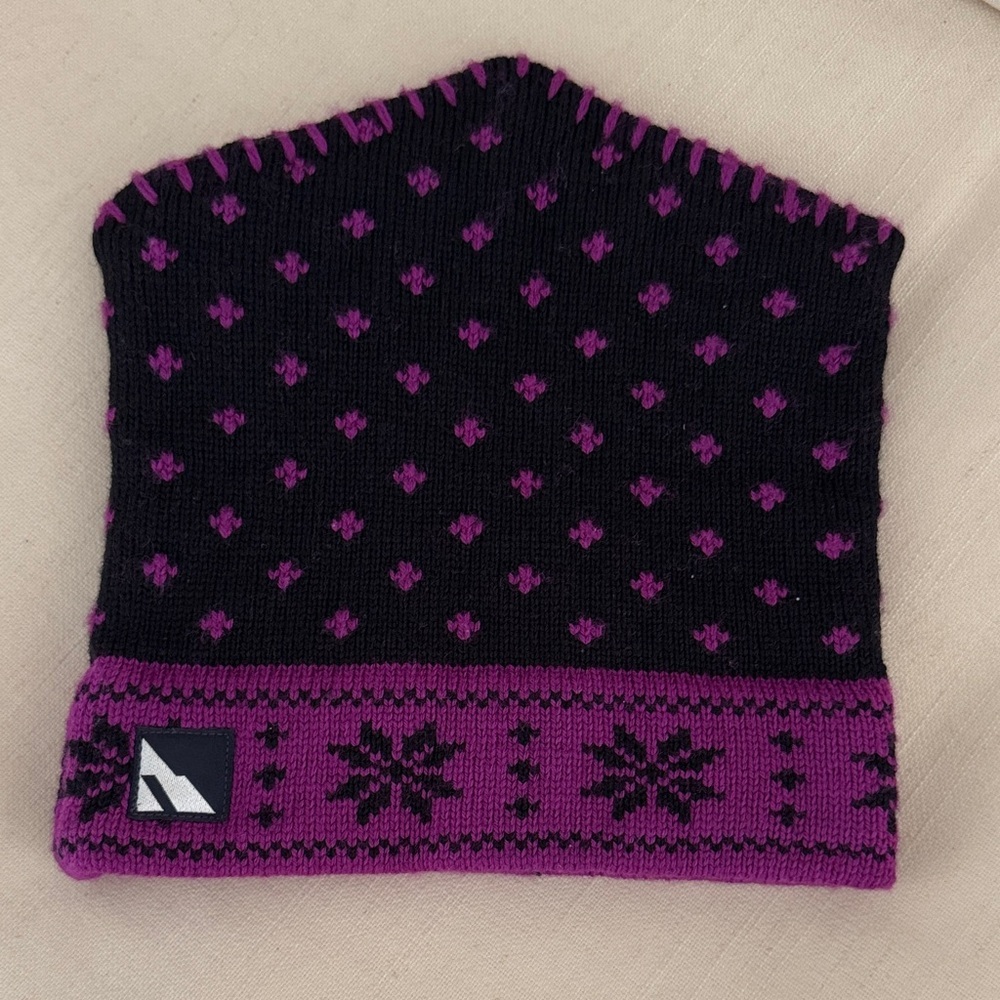 Vintage Serac Beanie Hat Wool Winter Ski Snowboard Colorful USA